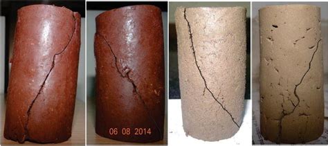 most rock samples tested by the unconfined compression test fail|Common failure modes in soil specimen during .